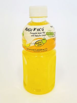 MOGU MOGU Pineapple Flavoured Drink with Nata de Coco 24x320ml Best før ...